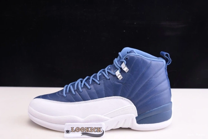 Kicktheory Stone Blue Air 130690-404 Jordan 12 Retro 0818